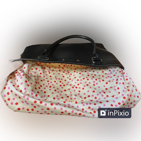 KATE SPADE Black Pebbled Leather Wellesley Fallon Tote Bag EUC - Picture 6 of 6